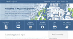 Desktop Screenshot of mybuildingpermit.com